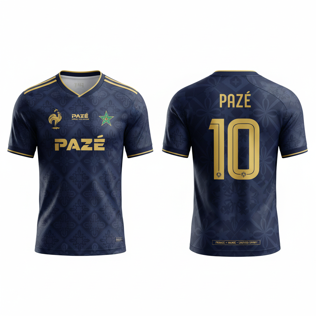 Maillot PAZÉ France × Maroc